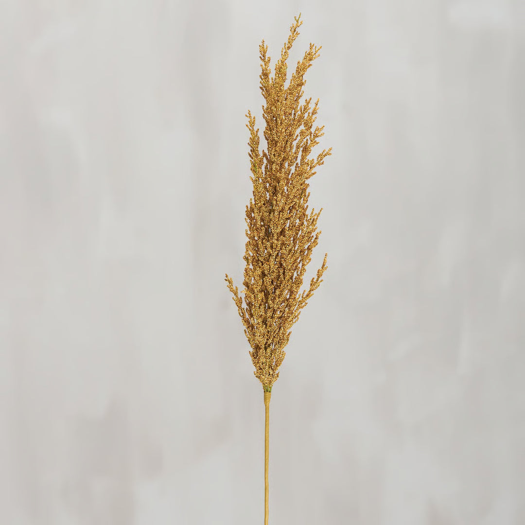 Gold Pampas Grass Floral Pick