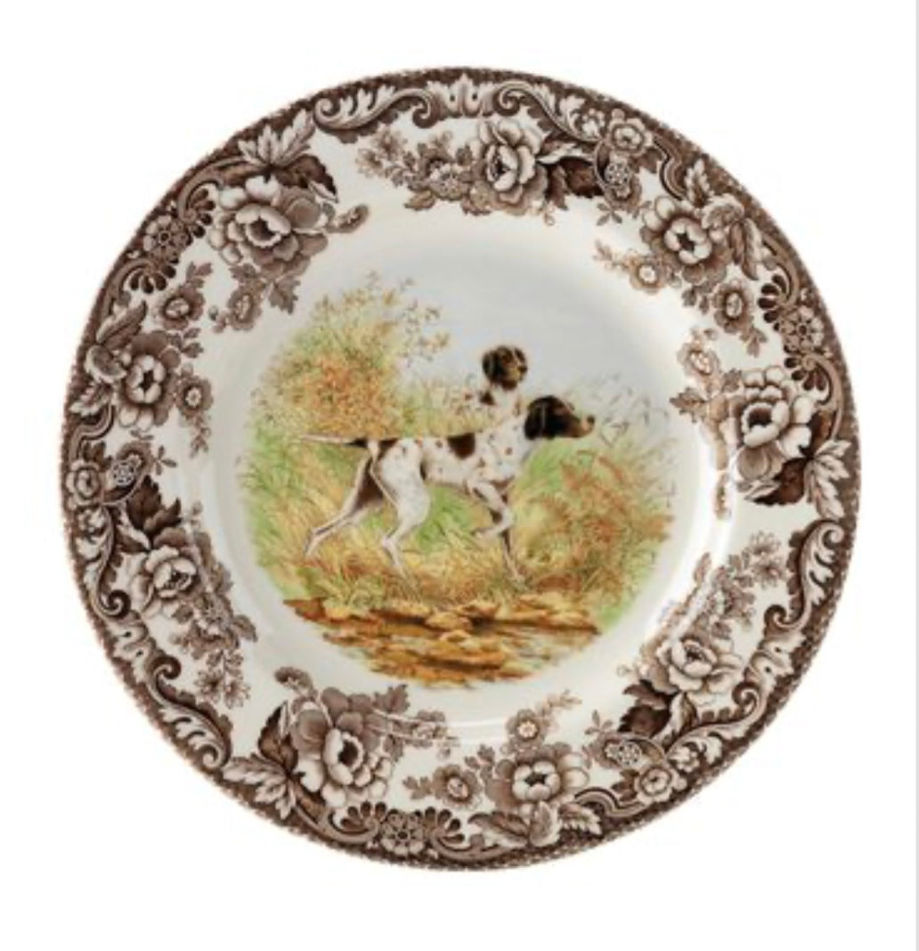 Spode Woodland Dinner Plate Pointer