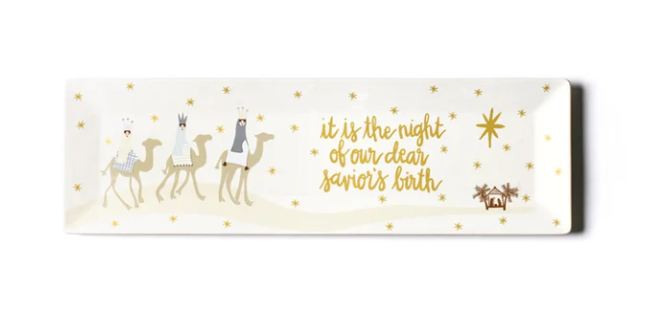 Coton Colors Three Wise Men Skinny Rectangle Tray