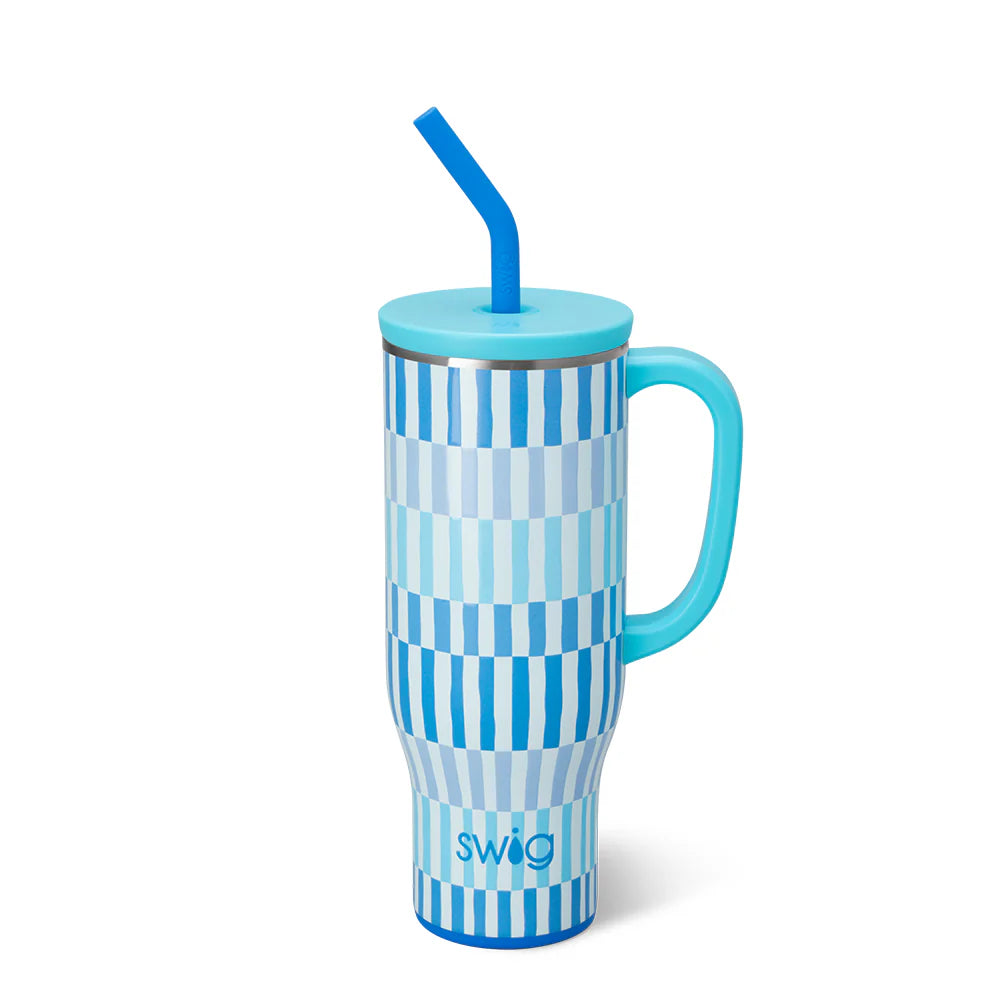Swig Life Glacier Stripe 30oz Mega Mug