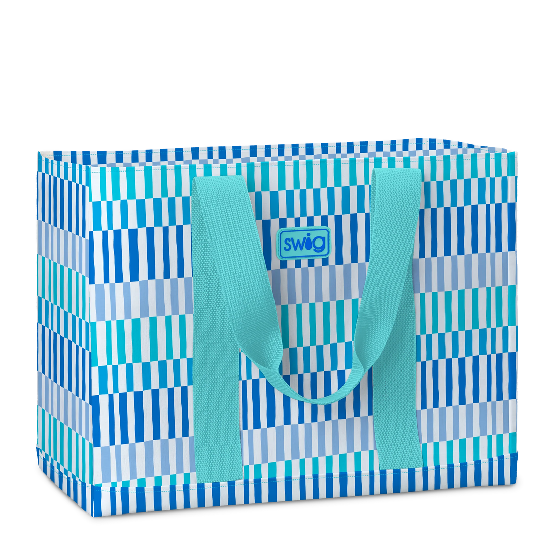 Swig Life Large Glacier Stripe Reusable Tote Bag