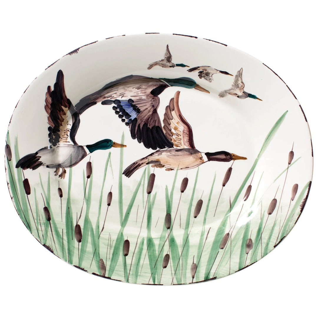 Vietri Mallard Oval Platter