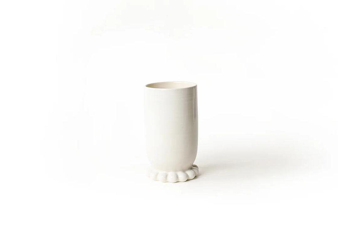 Coton Colors Signature Medium Cylinder Vase with Knobbed Foot