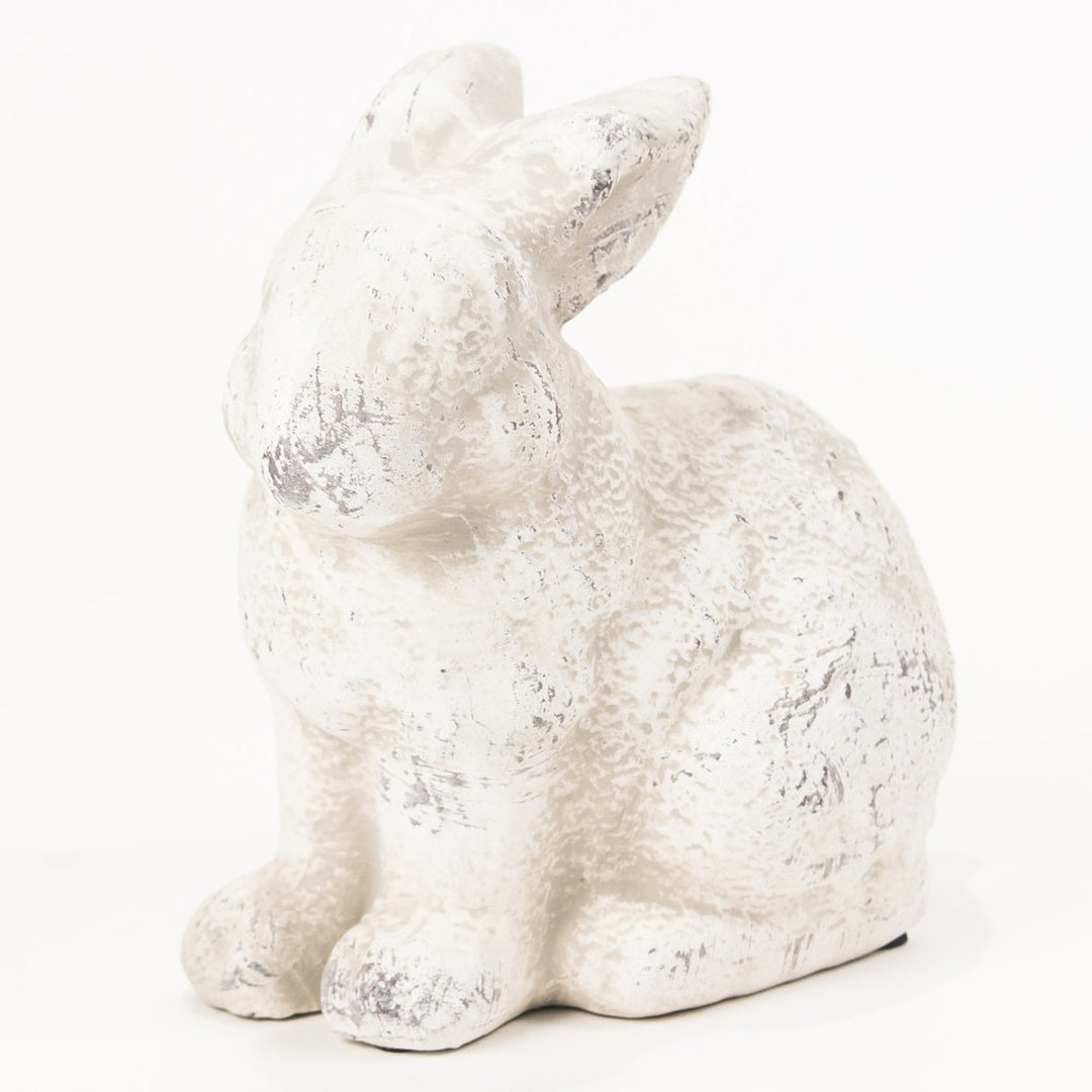 TRS Sitting Bunny Stone Decor