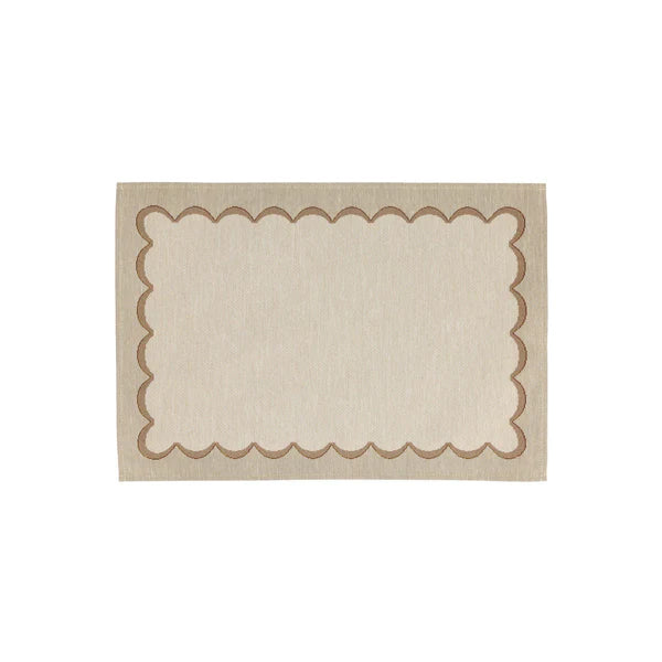 Vietri Tavola Natural Scalloped Placemet