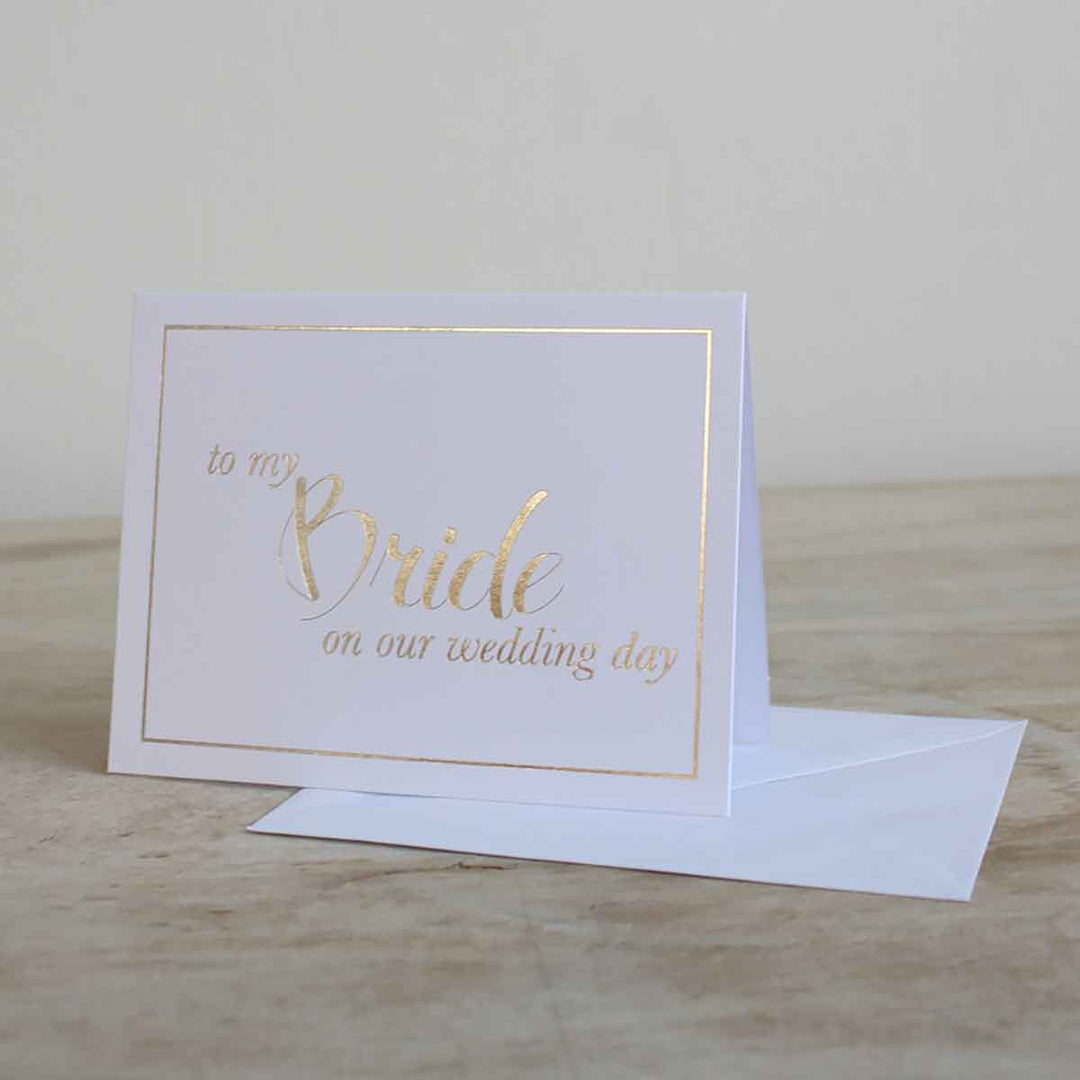 TRS 'To My Bride' Classic Note Card