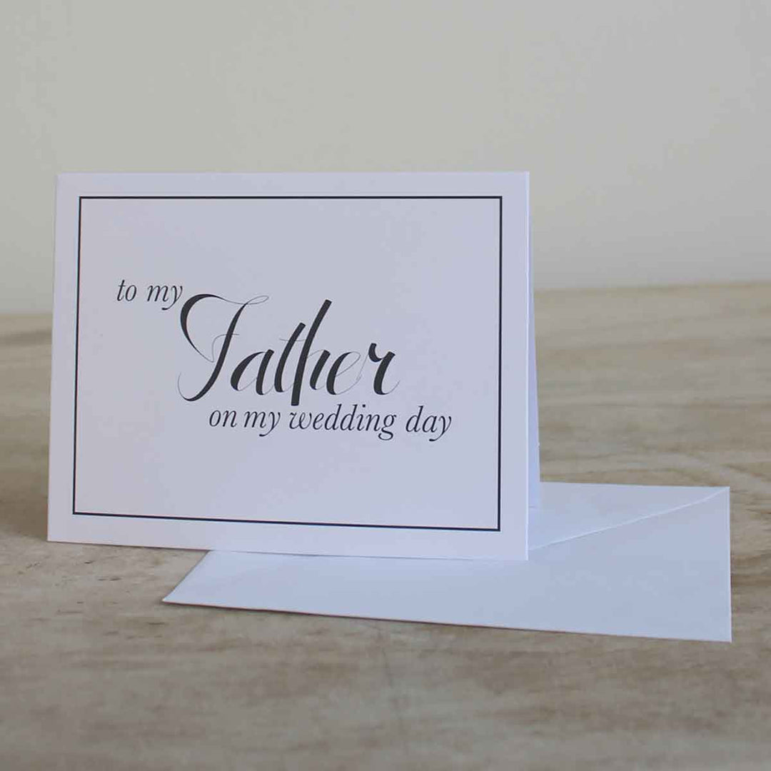 TRS To My Father Classic Note Card