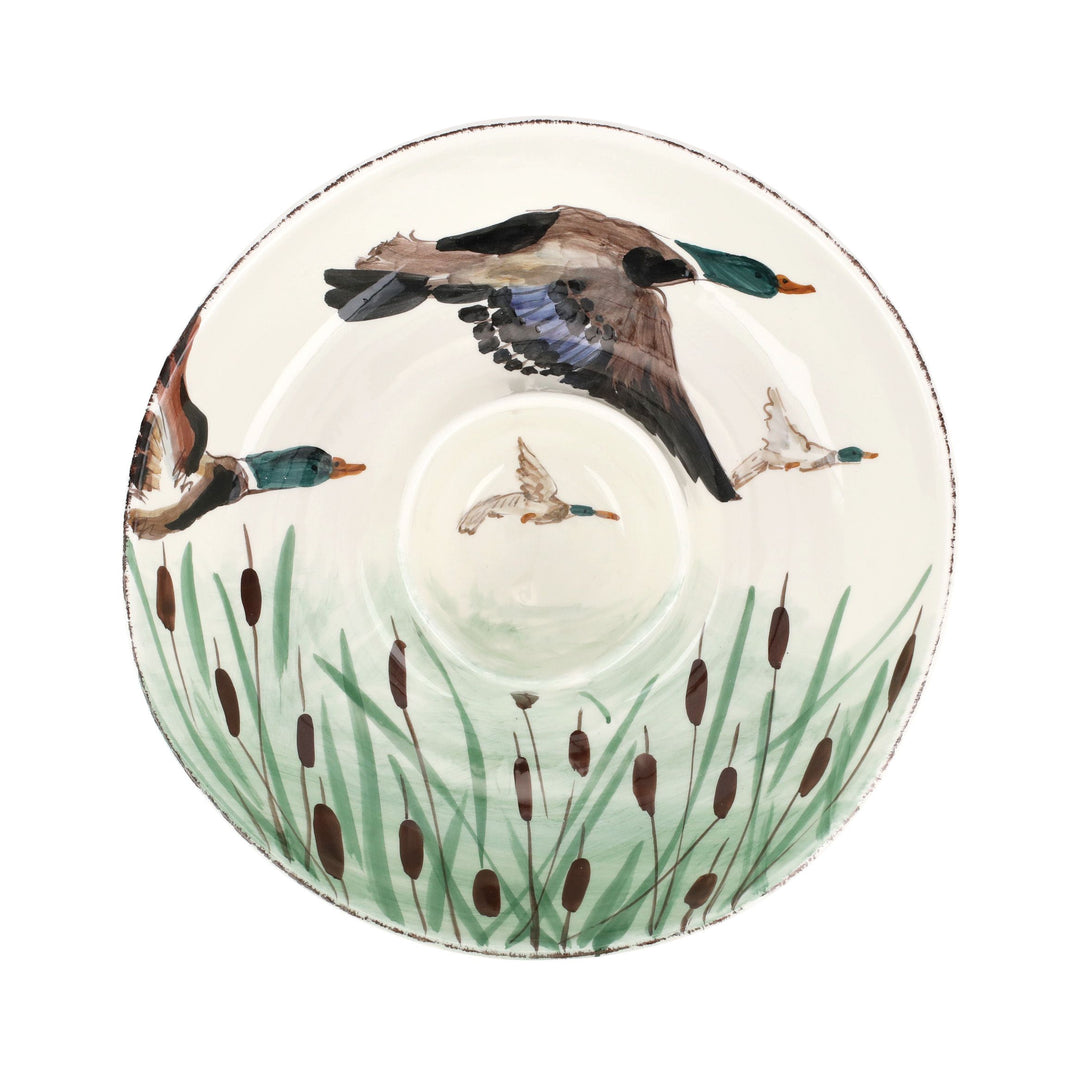 Vietri Wildlife Mallard Chip N Dip