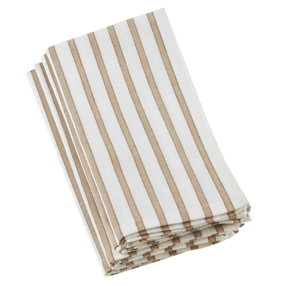 Striped Design Napkin 20" Natural