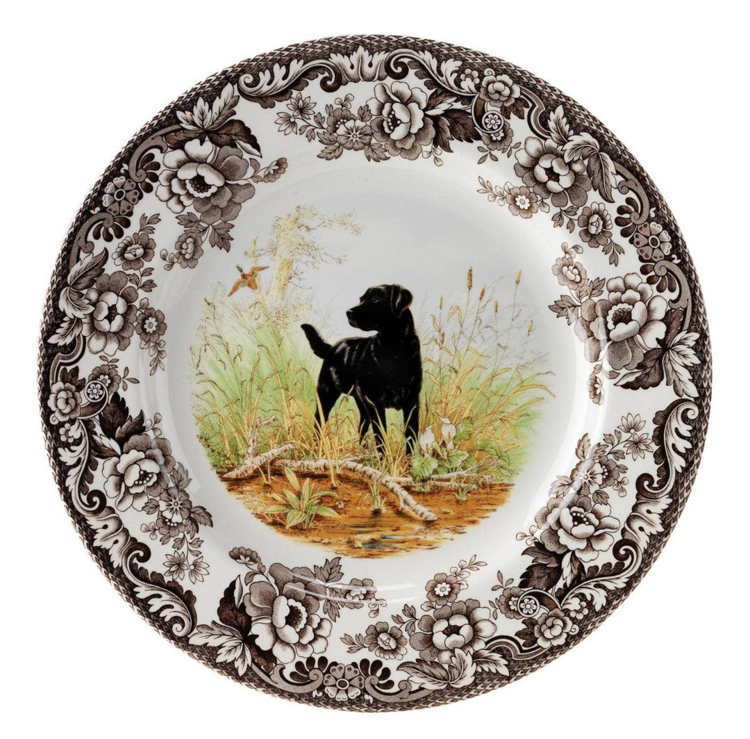 Spode Woodland Dinner Plate 10.5 in (Blk Lab)