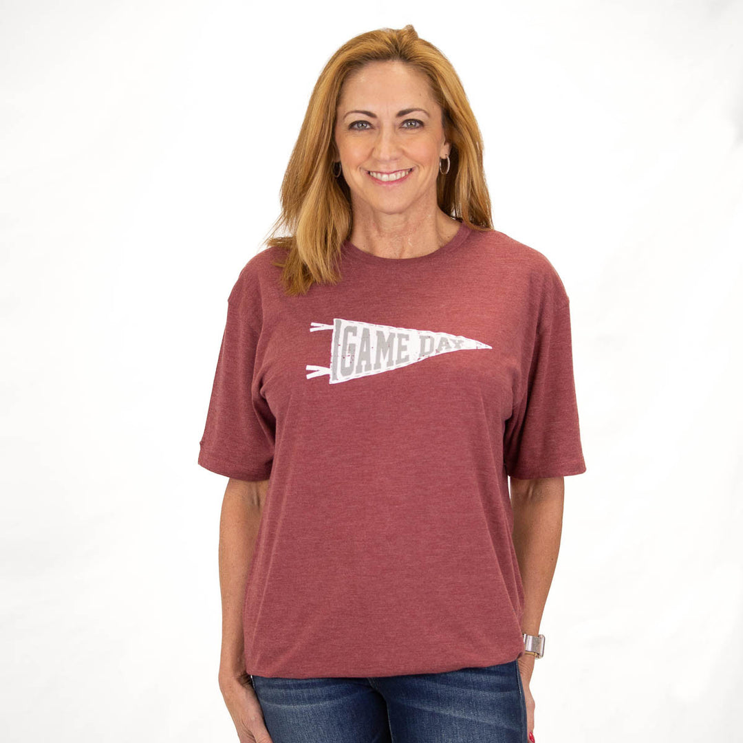 Gameday Pennant Crew Neck T Shirt