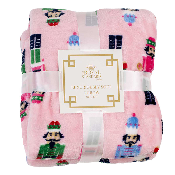 TRS Nutcracker March Throw Pink/Multi