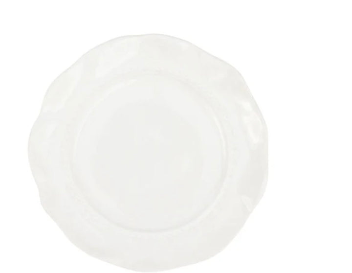 Vietri Giorno White Salad Plate (GIO-7401W)