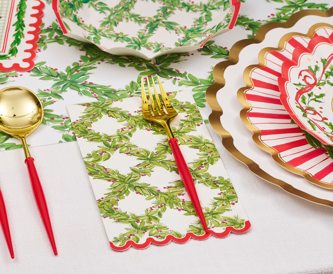 Holly Berry Guest Towels | 20pk