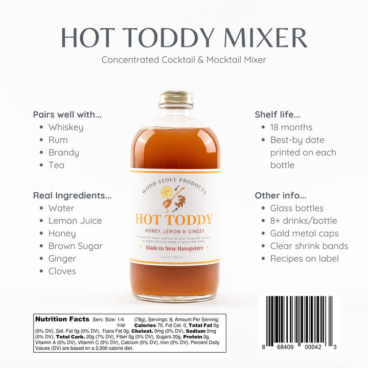 Hot Toddy Cocktail Mixer & Mocktail Mixer 16 fl oz