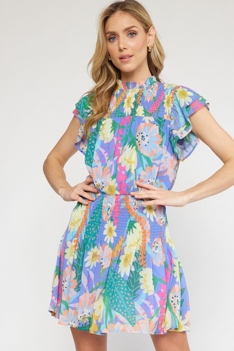 What a Feeling Floral Print Dress