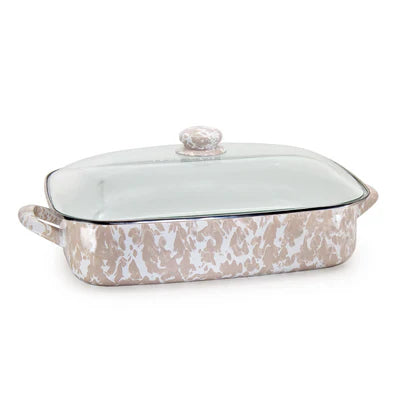 Golden Rabbit Roasting Pan with Lid