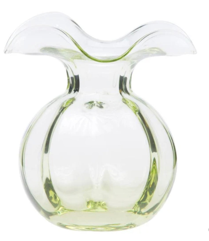 Vietri Hibiscus Glass Medium Fluted Vase