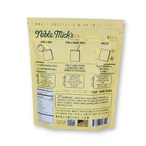 Noble Mick's Frozen Margarita Mix