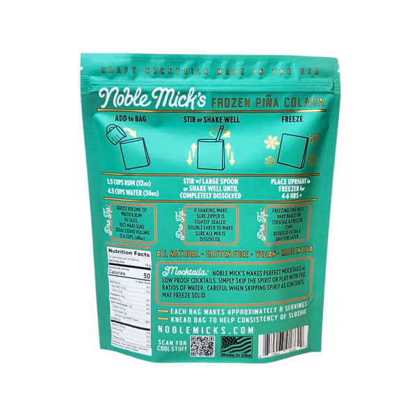 Noble Mick's Frozen Pina Colada Mix