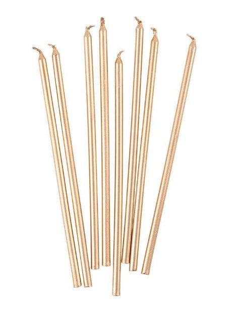Gold Birthday Slim 16 in Candles