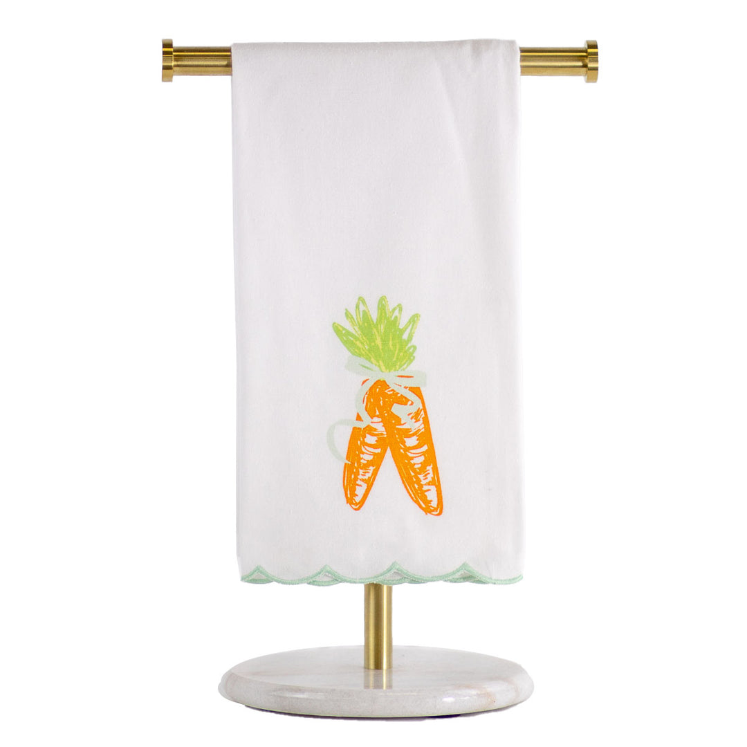 TRS Carrot Scallop Edge Hand Towel 20x28