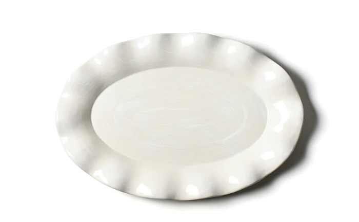 Coton Colors Signature White Oval Platter