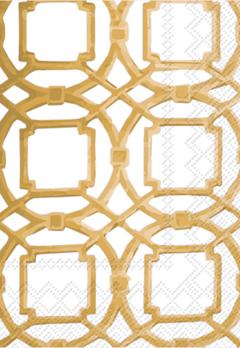 Boston International Courtyard Gold Guest Napkins