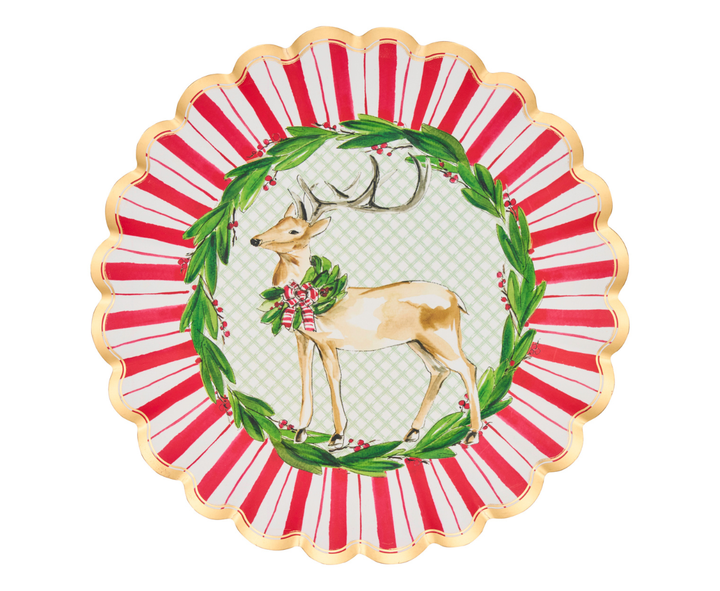 Holly Berry Dinner Plates | 8pk