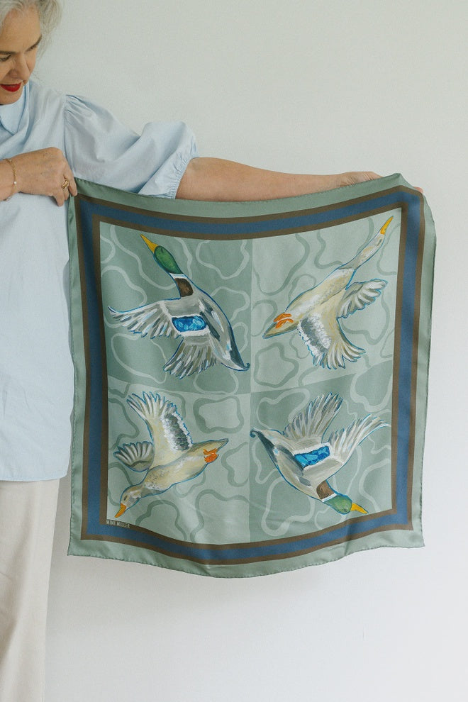 Duck Silk Scarf
