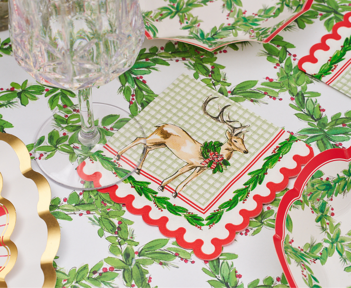 Holly Berry Cocktail Napkins | 26pk