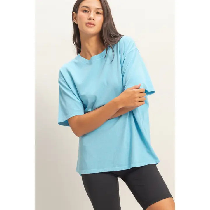 Dally Pigment Dyed Crew Neck T-Shirt