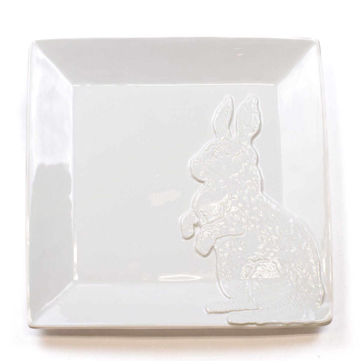 TRS June Bunny Embossed Platter