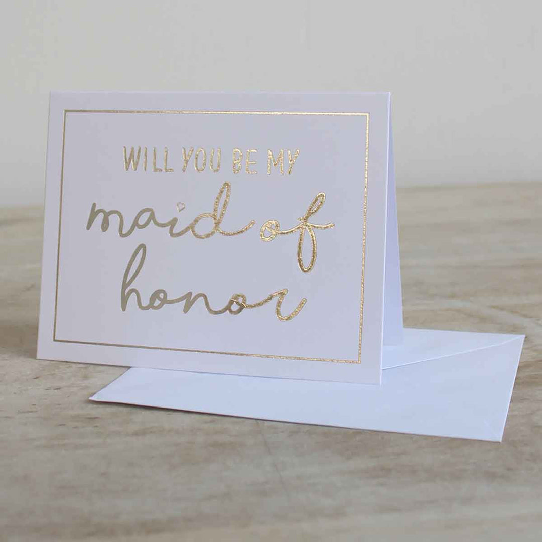 TRS Be My Maid of Honor Script Note Card