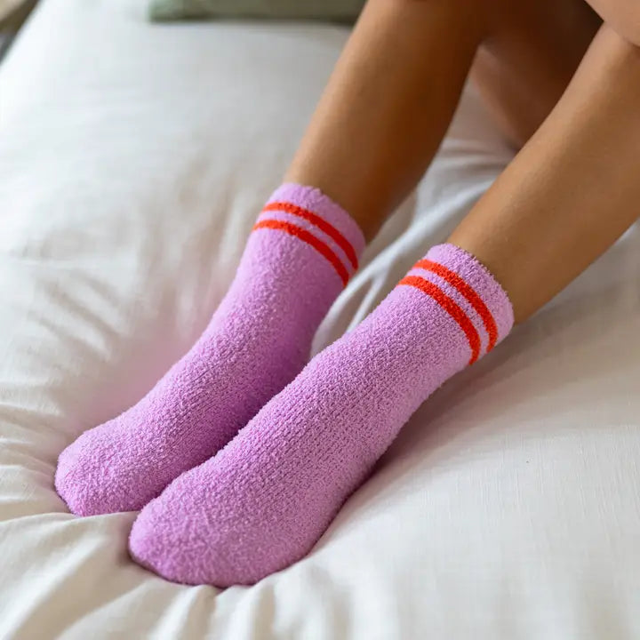 'Oh What Fun' Fuzzy Crew Socks