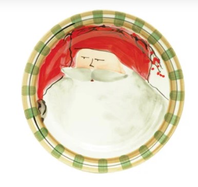 Old St. Nick Christmas Dinner Plate