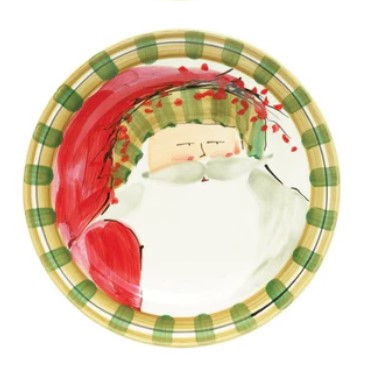 Old St. Nick Christmas Dinner Plate