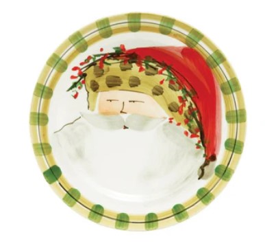 Old St. Nick Christmas Dinner Plate