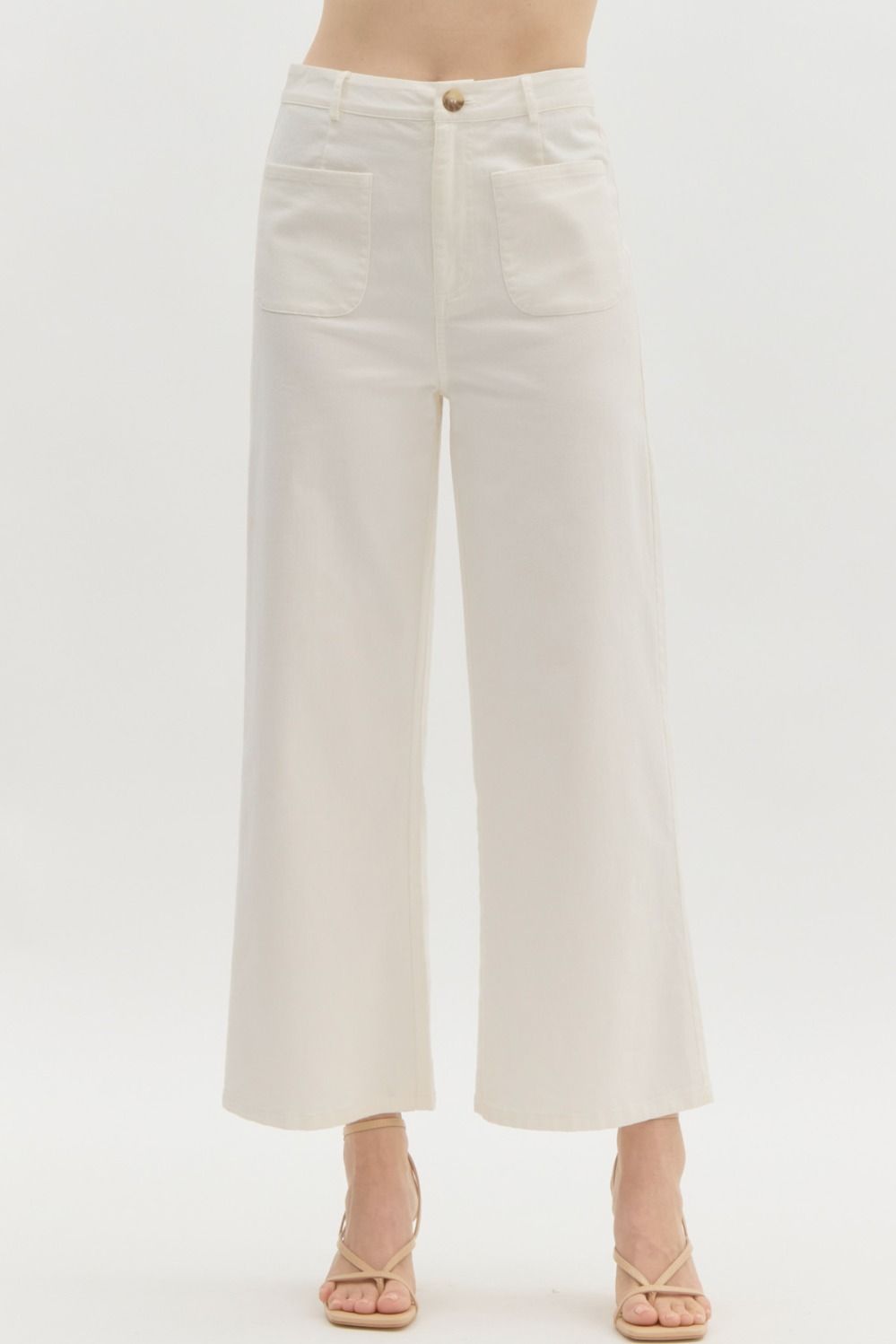 The Jan Solid Wide Leg Pant