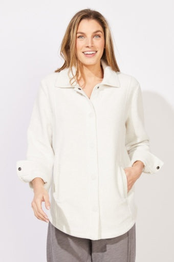 Heather Fleece Shacket