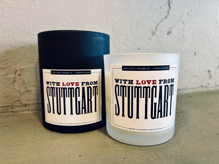 'With Love from Stuttgart' 8oz Soy Candle