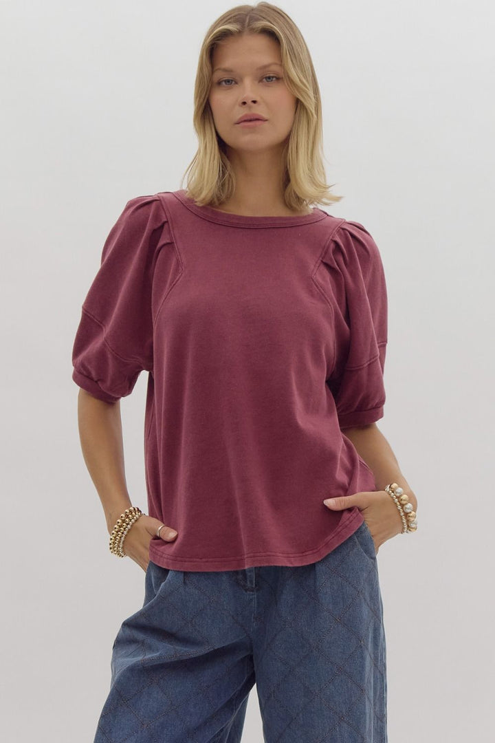 The Rendy Solid Knit Top