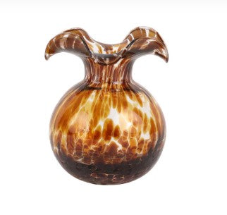 Vietri Hibiscus Glass Bud Vase