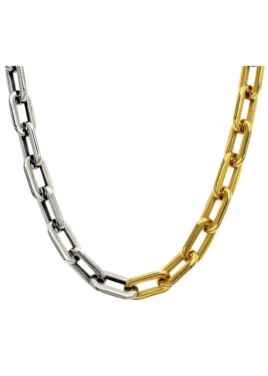 HJane Jewels Two Toned Split Necklace