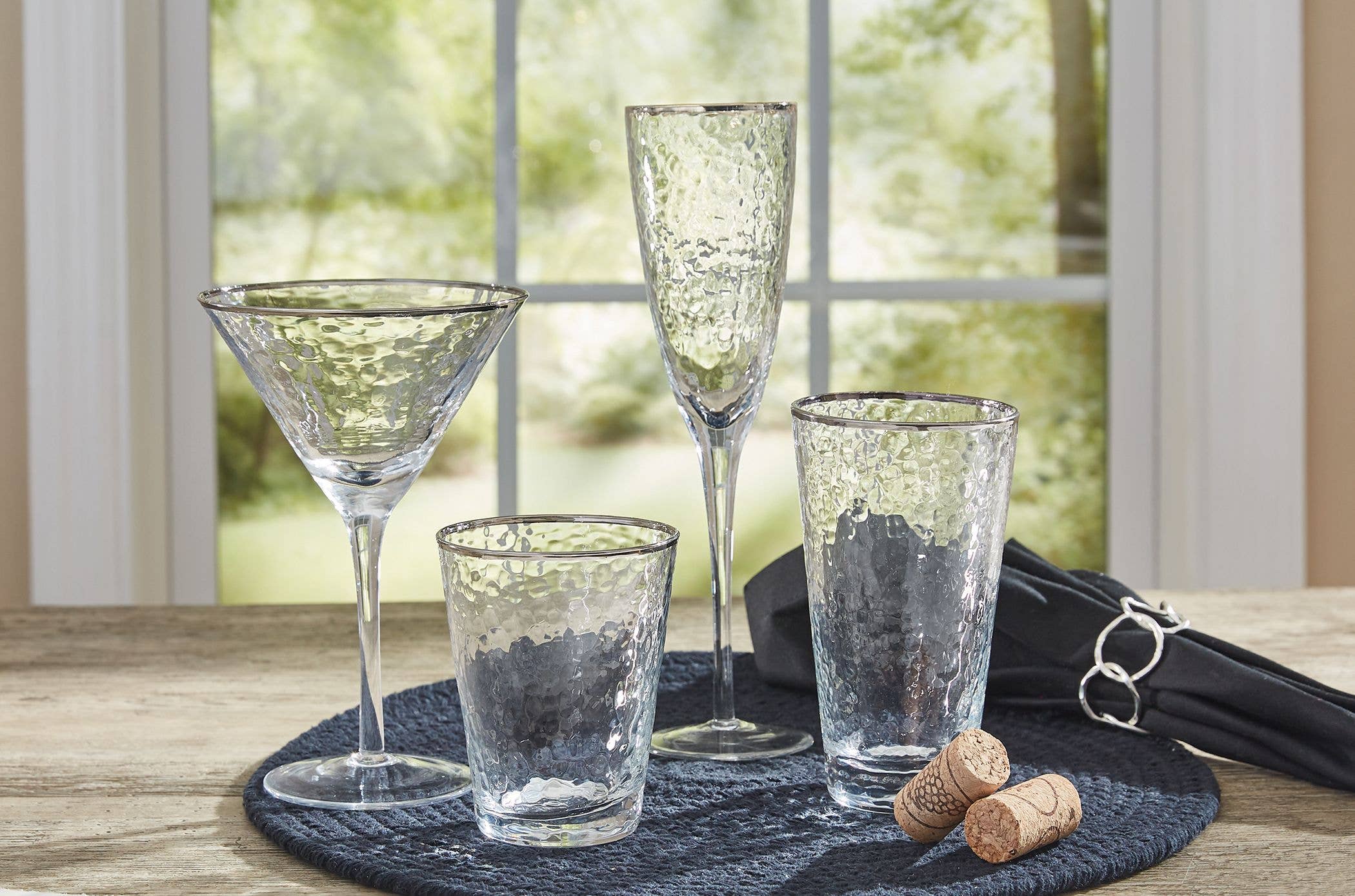 Metallic Rim Double Old Fashioned - Thumbnail 2