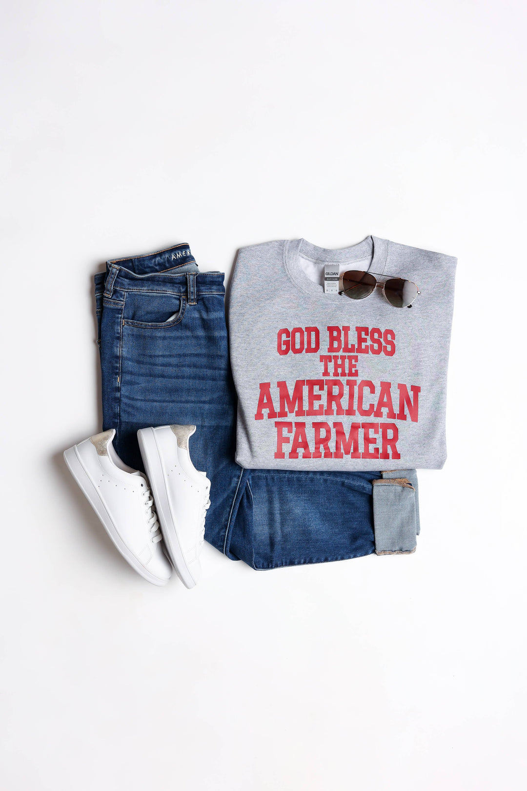 'God Bless the American Farmer' Crewneck