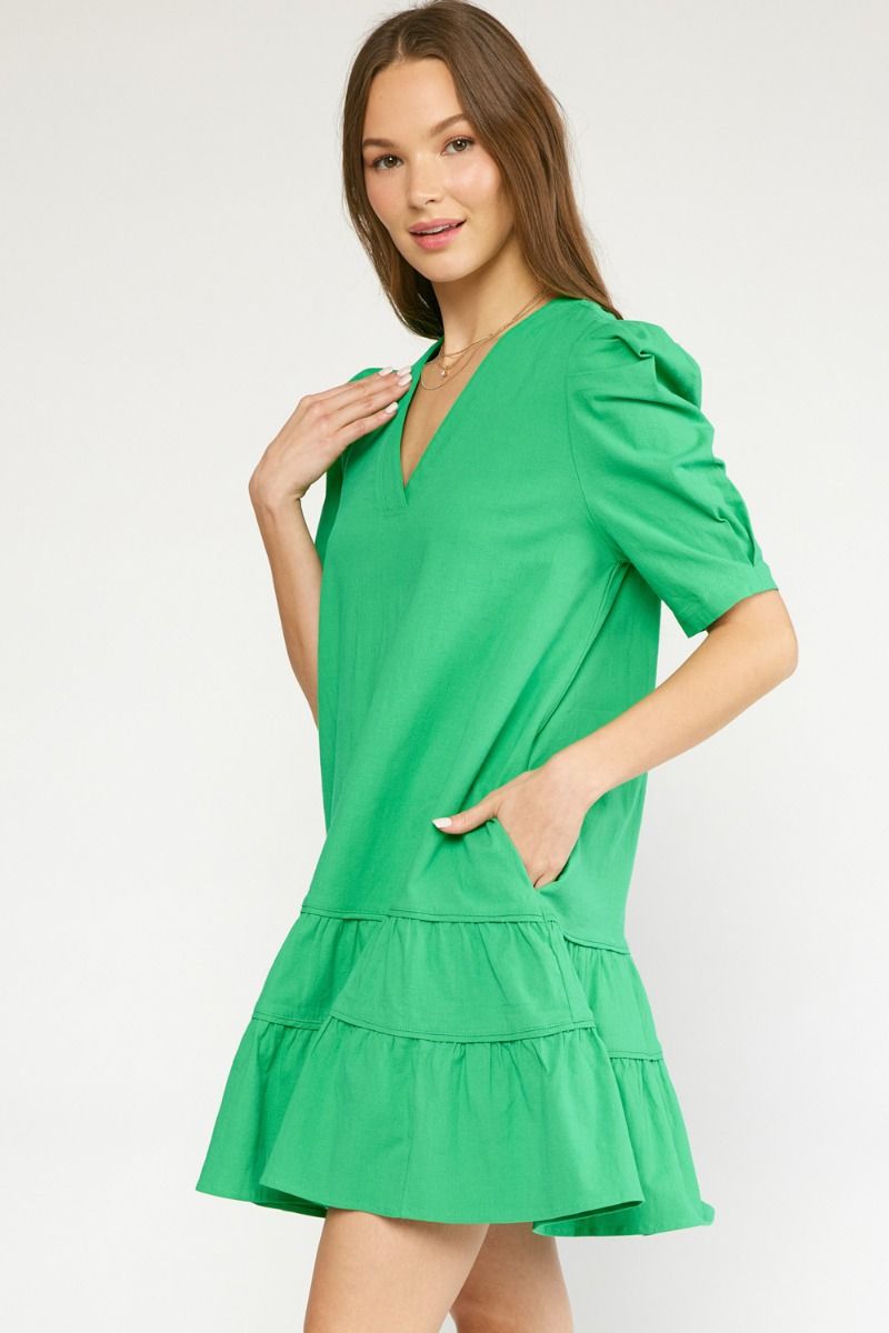 Mikayla Kelly Green Dress
