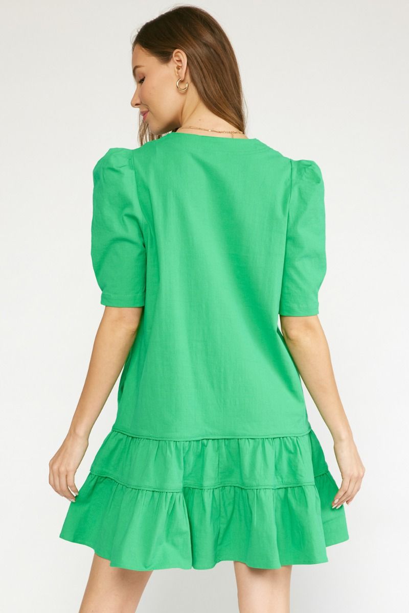Mikayla Kelly Green Dress